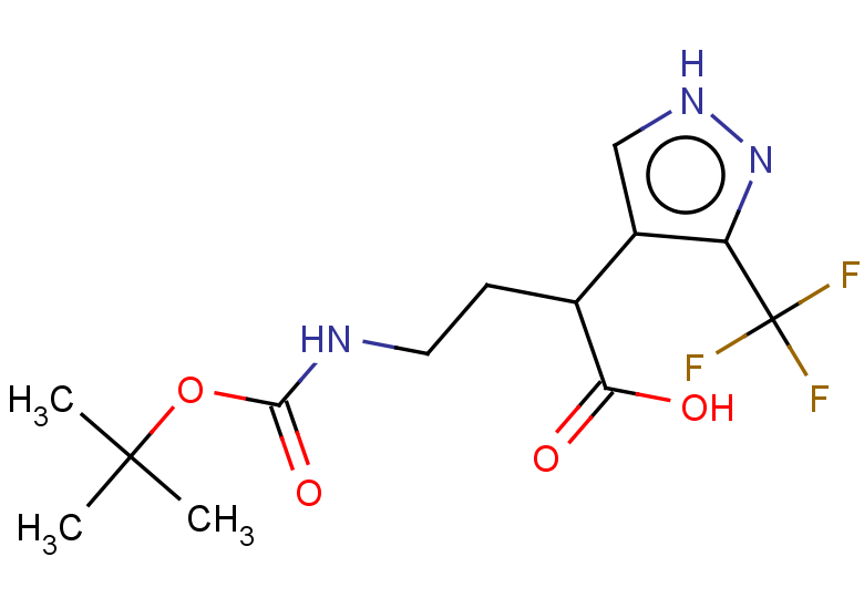 4-{[(tert-butoxy)carbonyl]amino}-2-[3-(trifluoromethyl)-1H-pyrazol-4-yl]butanoic acid