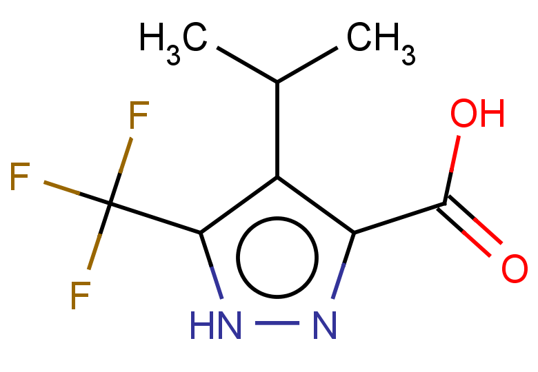 4-(propan-2-yl)-5-(trifluoromethyl)-1H-pyrazole-3-carboxylic acid