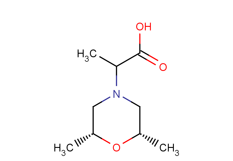 2-[(2R,6S)-2,6-dimethylmorpholin-4-yl]propanoic acid