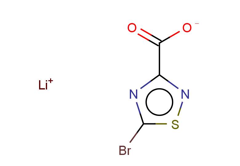 lithium(1+) 5-bromo-1,2,4-thiadiazole-3-carboxylate