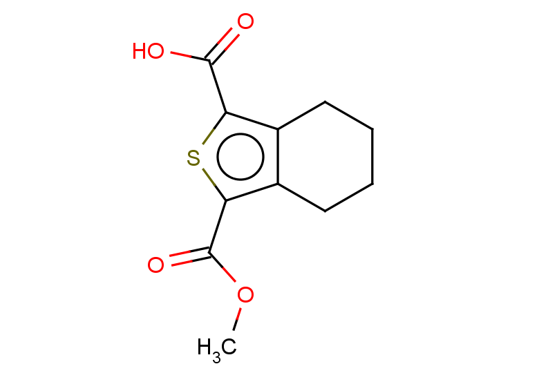 3-(methoxycarbonyl)-4,5,6,7-tetrahydro-2-benzothiophene-1-carboxylic acid