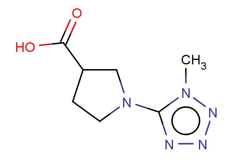 1-(1-methyl-1H-1,2,3,4-tetrazol-5-yl)pyrrolidine-3-carboxylic acid