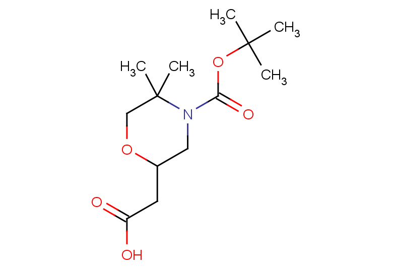 2-{4-[(tert-butoxy)carbonyl]-5,5-dimethylmorpholin-2-yl}acetic acid