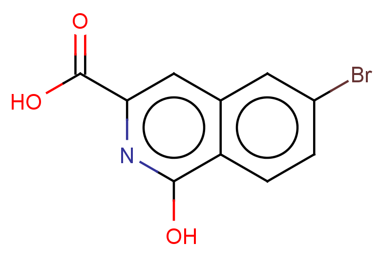 6-bromo-1-hydroxyisoquinoline-3-carboxylic acid