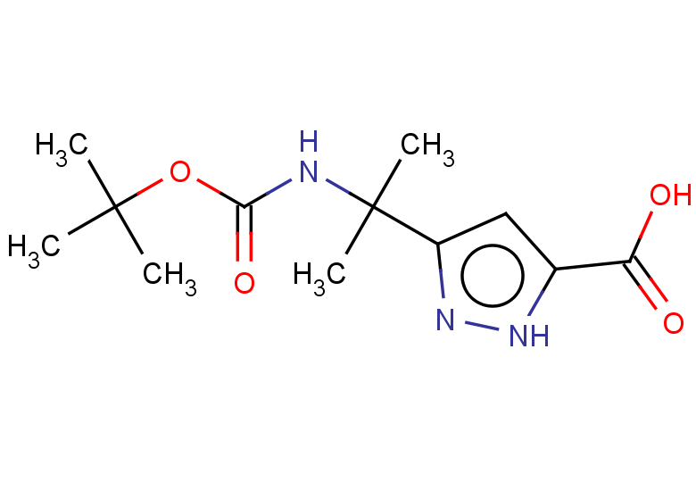 3-(2-{[(tert-butoxy)carbonyl]amino}propan-2-yl)-1H-pyrazole-5-carboxylic acid