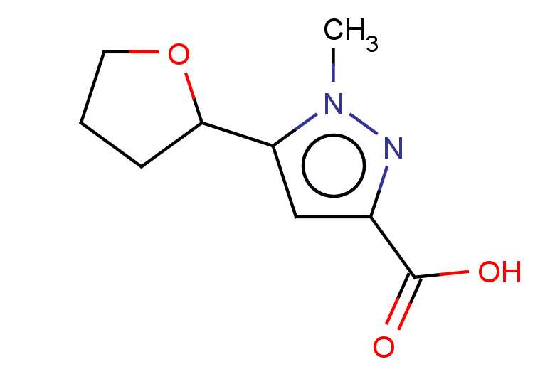1-methyl-5-(oxolan-2-yl)-1H-pyrazole-3-carboxylic acid