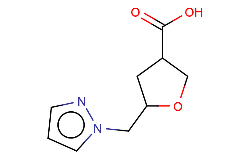 5-[(1H-pyrazol-1-yl)methyl]oxolane-3-carboxylic acid
