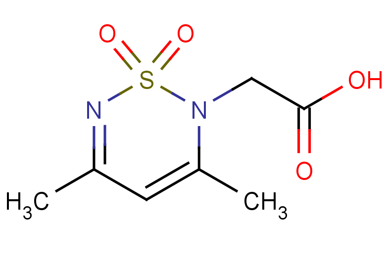 2-(3,5-dimethyl-1,1-dioxo-2H-1lambda6,2,6-thiadiazin-2-yl)acetic acid