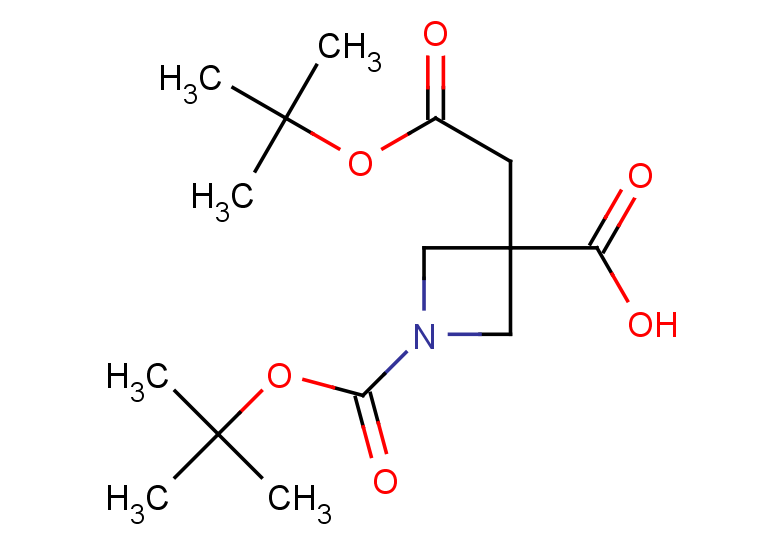 3-[2-(tert-butoxy)-2-oxoethyl]-1-[(tert-butoxy)carbonyl]azetidine-3-carboxylic acid
