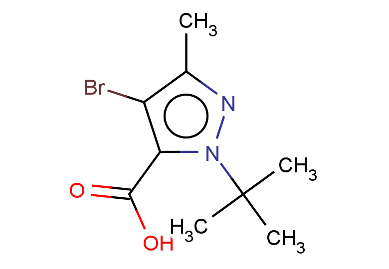 4-bromo-1-tert-butyl-3-methyl-1H-pyrazole-5-carboxylic acid