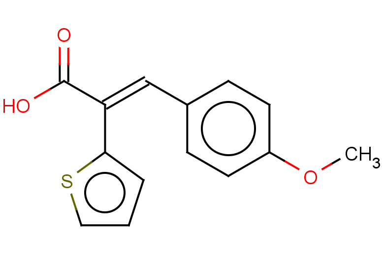 (2Z)-3-(4-methoxyphenyl)-2-(thiophen-2-yl)prop-2-enoic acid