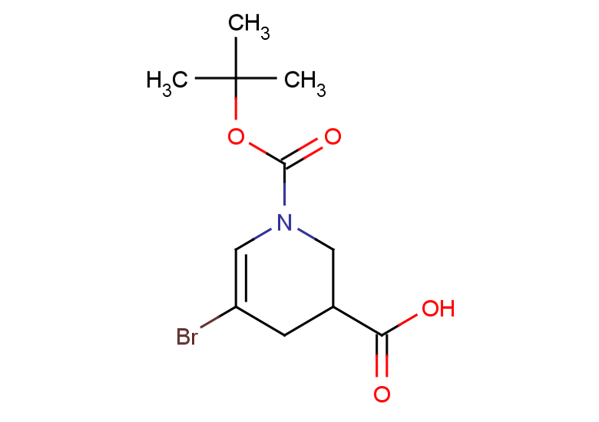 5-bromo-1-[(tert-butoxy)carbonyl]-1,2,3,4-tetrahydropyridine-3-carboxylic acid