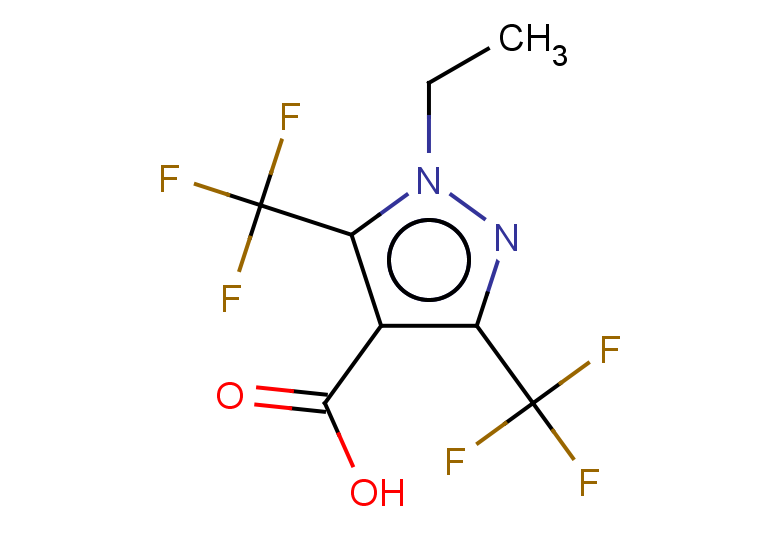 1-ethyl-3,5-bis(trifluoromethyl)-1H-pyrazole-4-carboxylic acid
