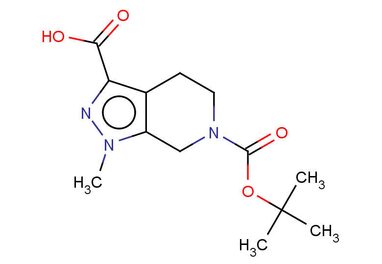 6-[(tert-butoxy)carbonyl]-1-methyl-1H,4H,5H,6H,7H-pyrazolo[3,4-c]pyridine-3-carboxylic acid