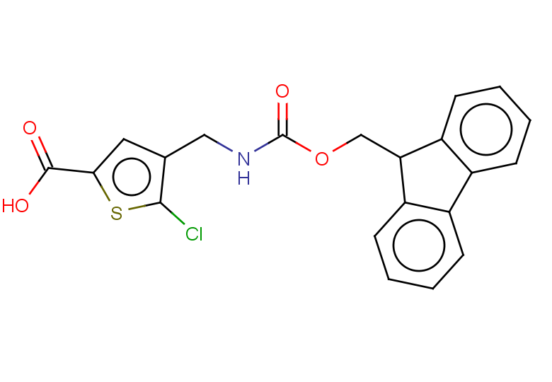 5-chloro-4-[({[(9H-fluoren-9-yl)methoxy]carbonyl}amino)methyl]thiophene-2-carboxylic acid