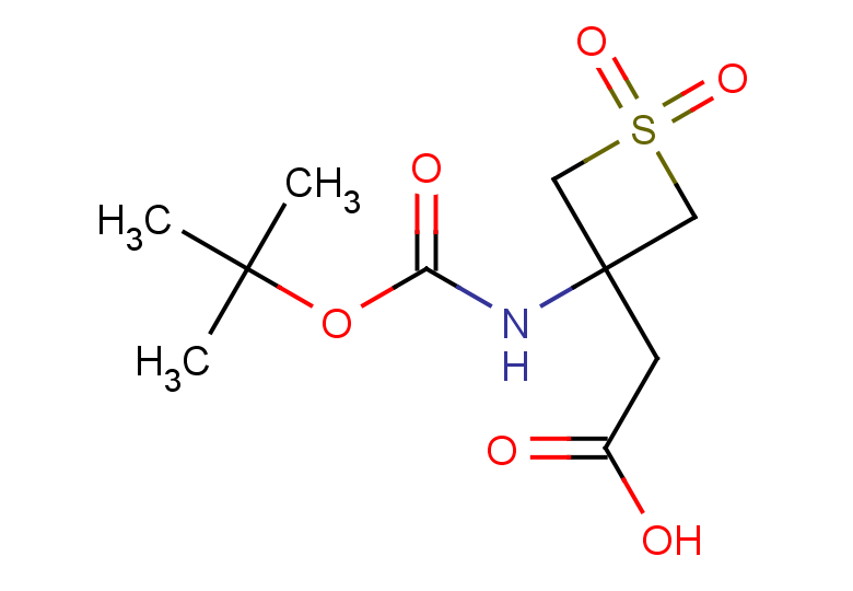 2-(3-{[(tert-butoxy)carbonyl]amino}-1,1-dioxo-1lambda6-thietan-3-yl)acetic acid