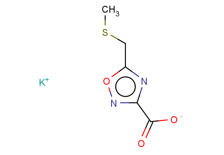 potassium 5-[(methylsulfanyl)methyl]-1,2,4-oxadiazole-3-carboxylate