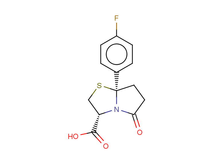 (3R,7aR)-7a-(4-fluorophenyl)-5-oxo-hexahydropyrrolo[2,1-b][1,3]thiazole-3-carboxylic acid
