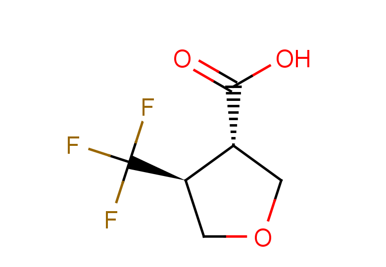 rac-(3R,4R)-4-(trifluoromethyl)oxolane-3-carboxylic acid, trans