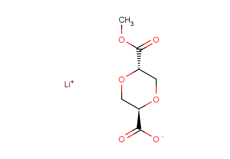rac-lithium(1+) ion (2R,5S)-5-(methoxycarbonyl)-1,4-dioxane-2-carboxylate