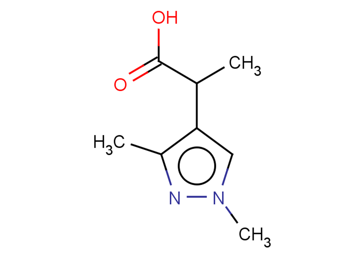 2-(1,3-dimethyl-1H-pyrazol-4-yl)propanoic acid