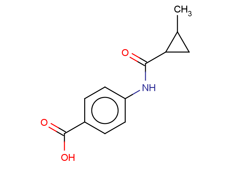 4-[(2-methylcyclopropane)amido]benzoic acid
