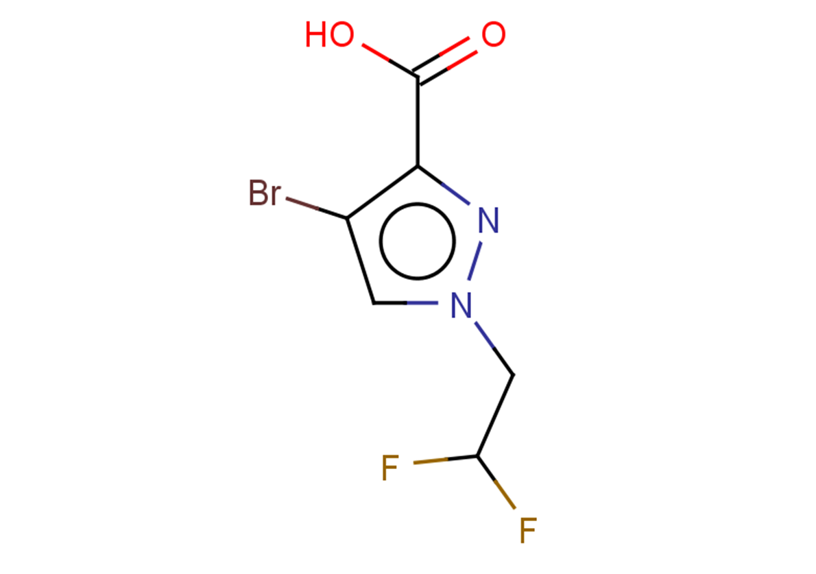4-bromo-1-(2,2-difluoroethyl)-1H-pyrazole-3-carboxylic acid