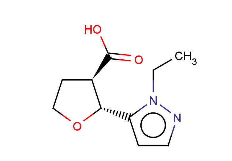 rac-(2R,3R)-2-(1-ethyl-1H-pyrazol-5-yl)oxolane-3-carboxylic acid