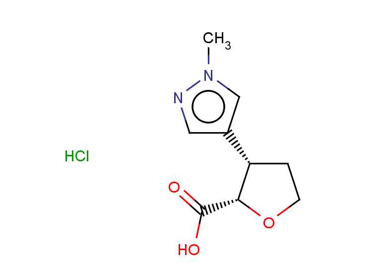 rac-(2R,3R)-3-(1-methyl-1H-pyrazol-4-yl)oxolane-2-carboxylic acid hydrochloride