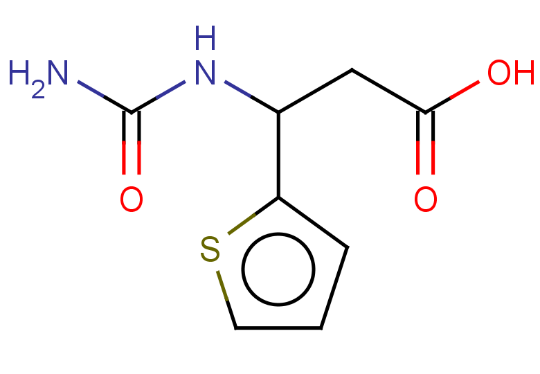 3-(carbamoylamino)-3-(thiophen-2-yl)propanoic acid