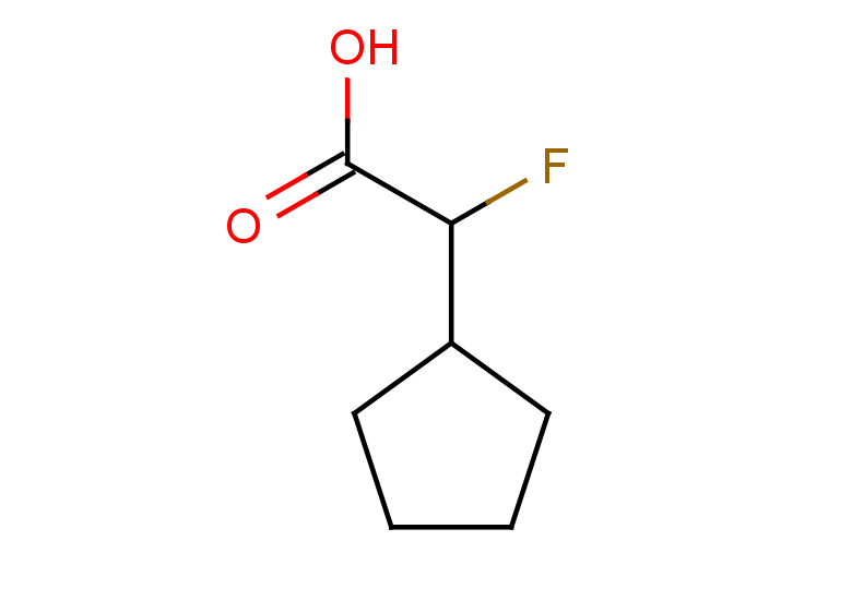2-cyclopentyl-2-fluoroacetic acid