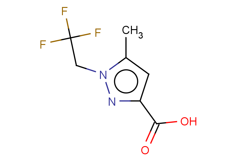 5-methyl-1-(2,2,2-trifluoroethyl)-1H-pyrazole-3-carboxylic acid