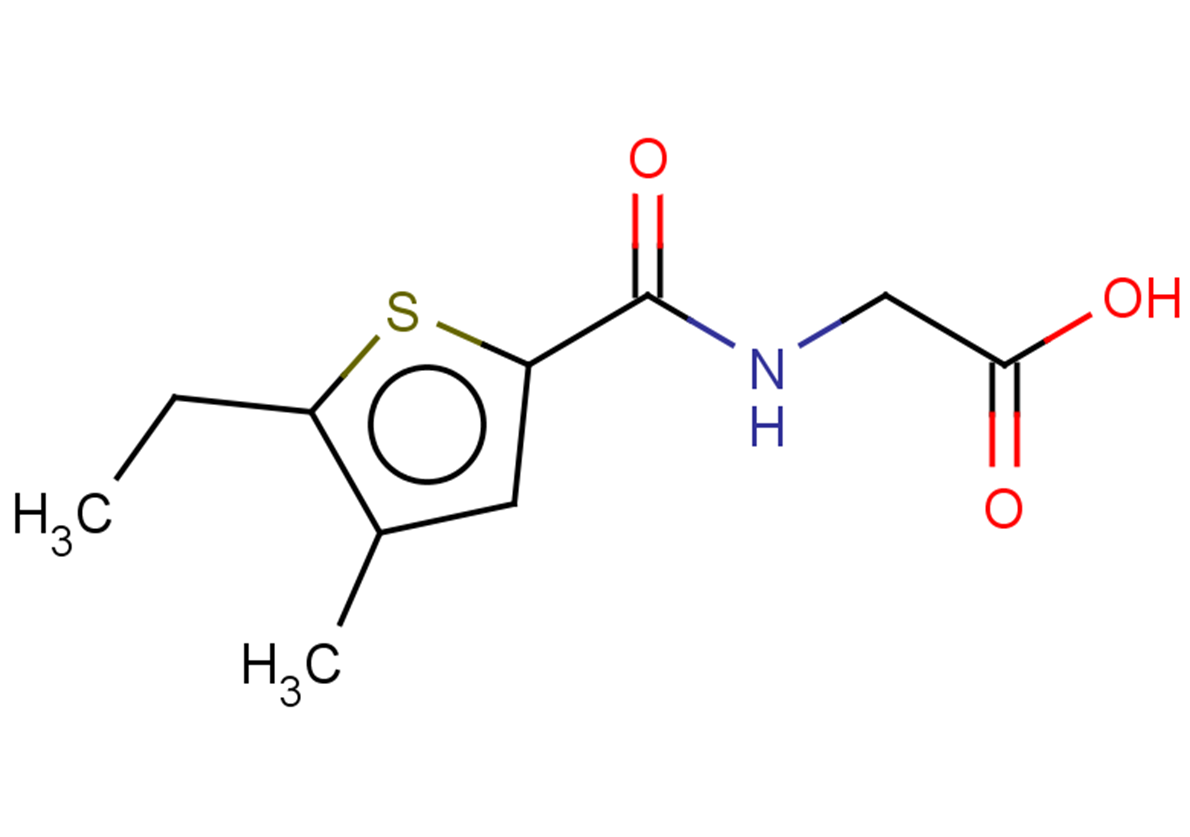 2-[(5-ethyl-4-methylthiophen-2-yl)formamido]acetic acid