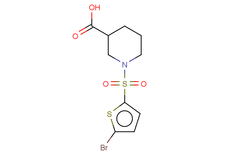 1-[(5-bromothiophen-2-yl)sulfonyl]piperidine-3-carboxylic acid