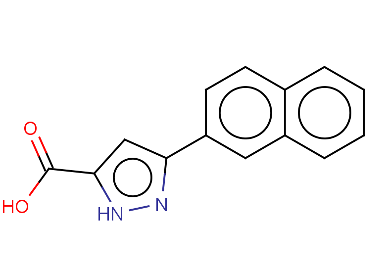 3-(naphthalen-2-yl)-1H-pyrazole-5-carboxylic acid