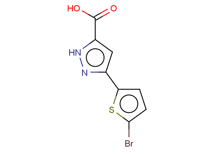 3-(5-bromothiophen-2-yl)-1H-pyrazole-5-carboxylic acid