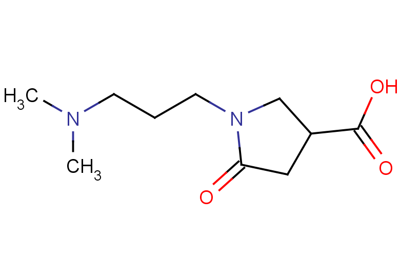 1-[3-(dimethylamino)propyl]-5-oxopyrrolidine-3-carboxylic acid