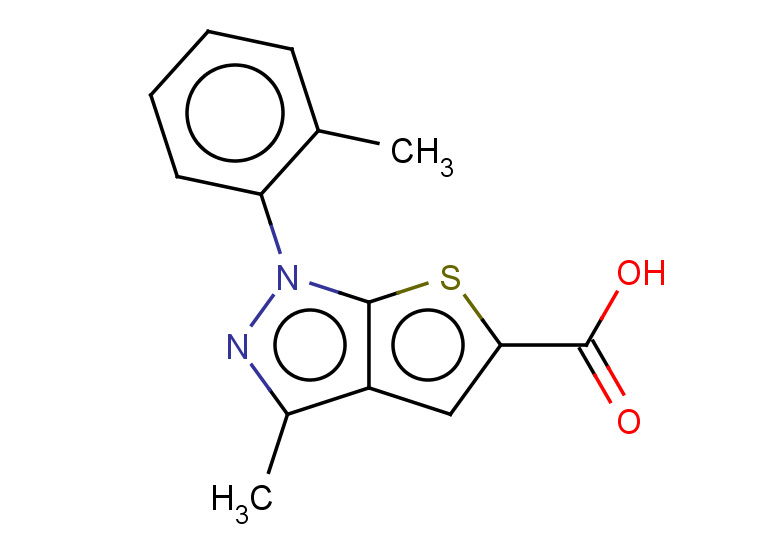 3-methyl-1-(2-methylphenyl)-1H-thieno[2,3-c]pyrazole-5-carboxylic acid