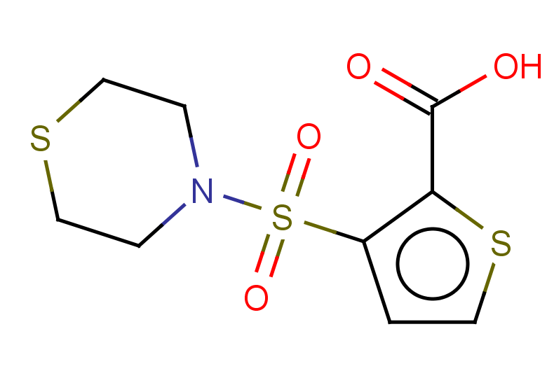 3-(thiomorpholine-4-sulfonyl)thiophene-2-carboxylic acid