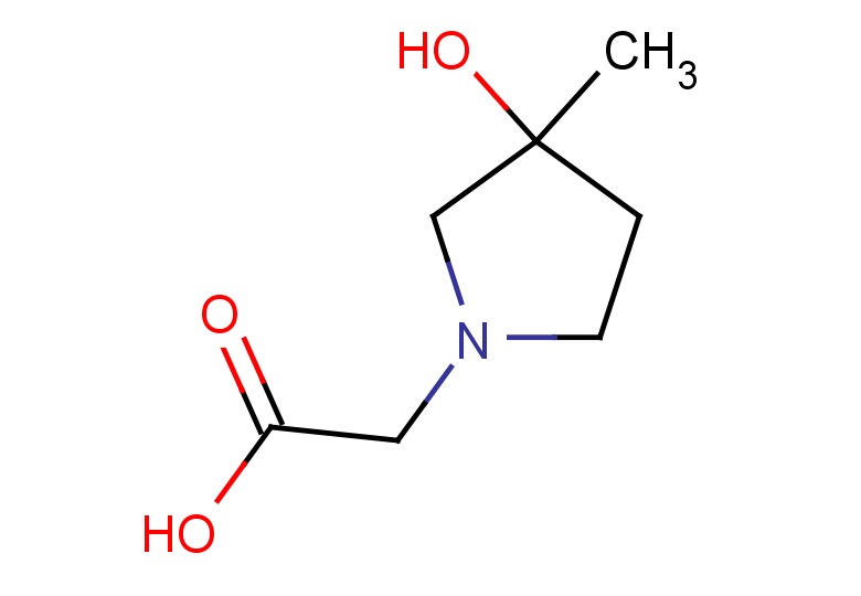 2-(3-hydroxy-3-methylpyrrolidin-1-yl)acetic acid