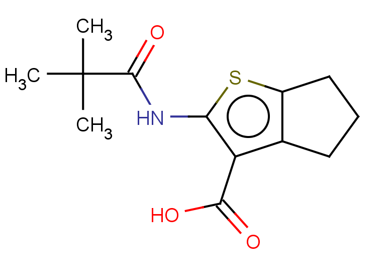 2-(2,2-dimethylpropanamido)-4H,5H,6H-cyclopenta[b]thiophene-3-carboxylic acid