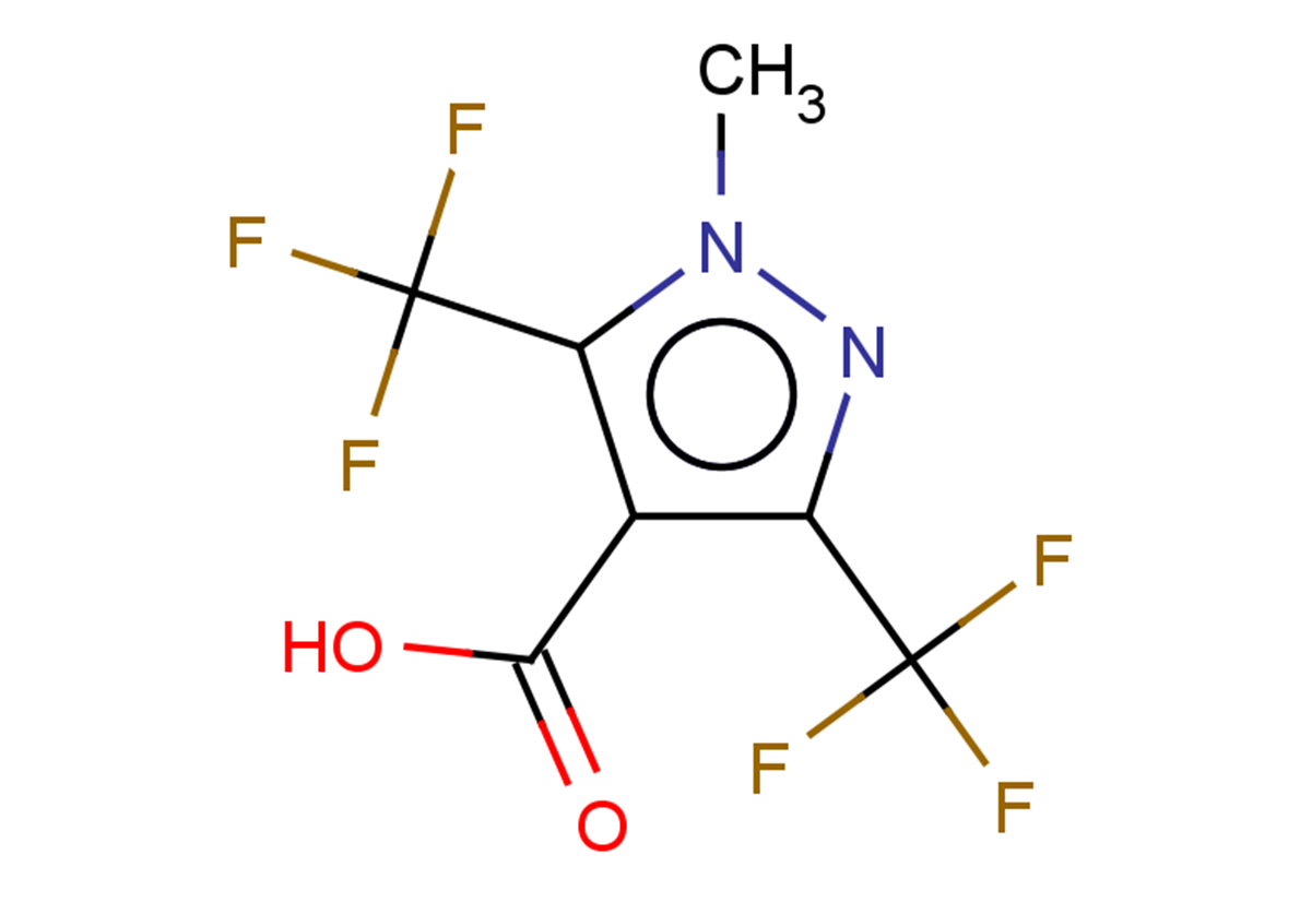 1-methyl-3,5-bis(trifluoromethyl)-1H-pyrazole-4-carboxylic acid