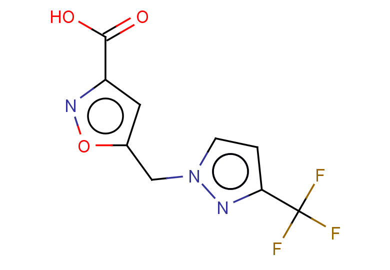 5-{[3-(trifluoromethyl)-1H-pyrazol-1-yl]methyl}-1,2-oxazole-3-carboxylic acid