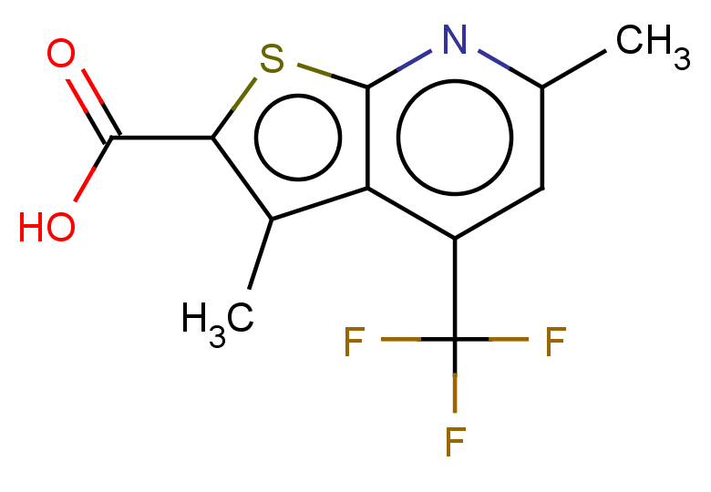 3,6-dimethyl-4-(trifluoromethyl)thieno[2,3-b]pyridine-2-carboxylic acid