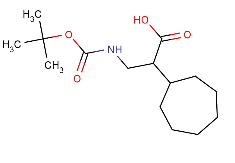 3-{[(tert-butoxy)carbonyl]amino}-2-cycloheptylpropanoic acid