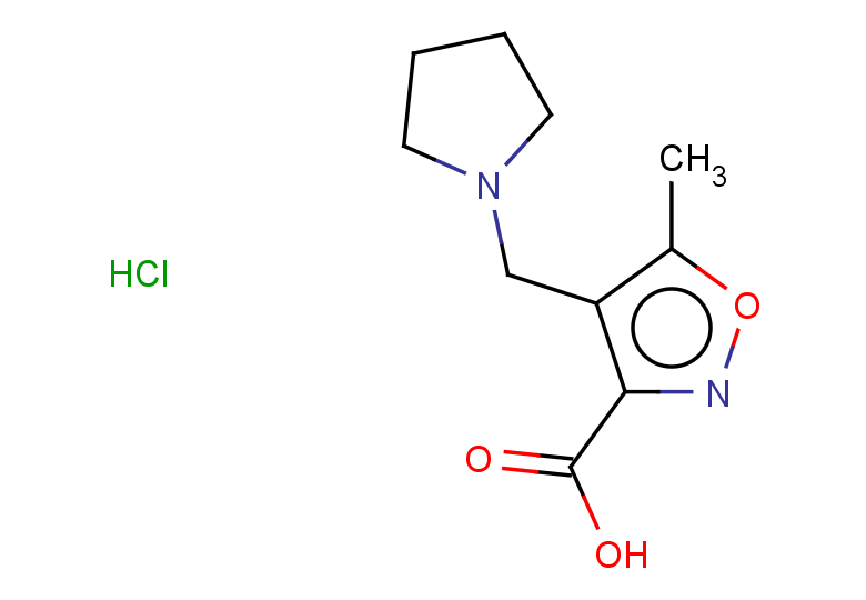 5-methyl-4-[(pyrrolidin-1-yl)methyl]-1,2-oxazole-3-carboxylic acid hydrochloride
