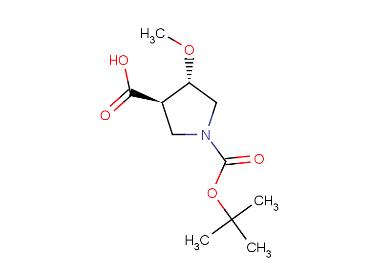 rac-(3R,4S)-1-[(tert-butoxy)carbonyl]-4-methoxypyrrolidine-3-carboxylic acid, trans