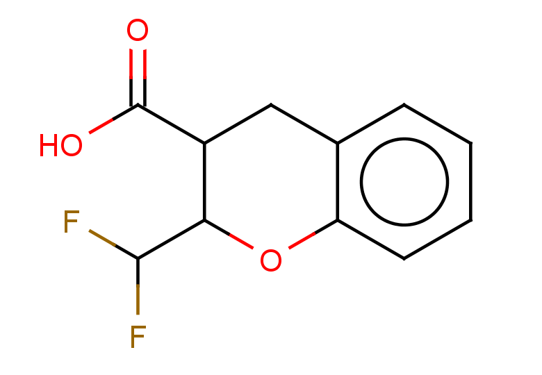 2-(difluoromethyl)-3,4-dihydro-2H-1-benzopyran-3-carboxylic acid