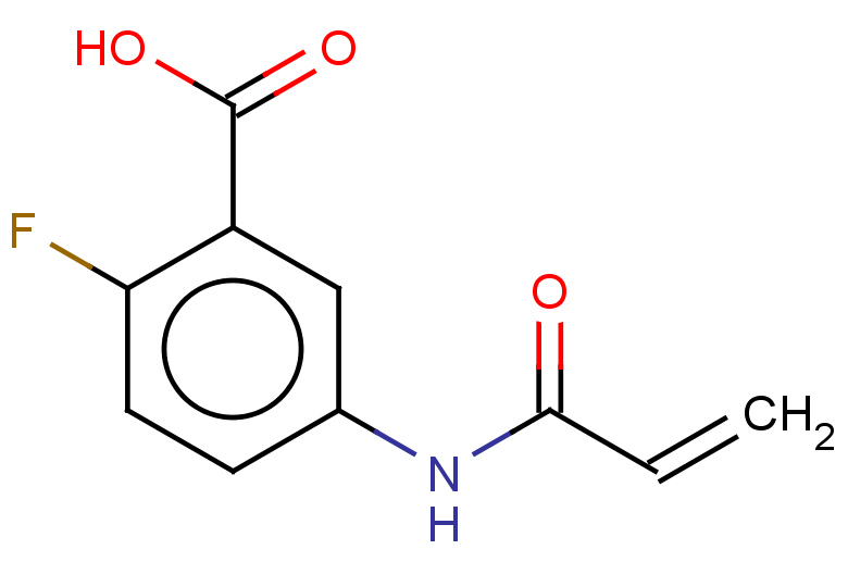 2-fluoro-5-(prop-2-enamido)benzoic acid