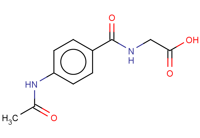 2-[(4-acetamidophenyl)formamido]acetic acid